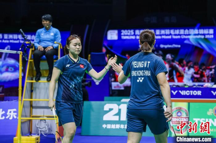 在青岛举行的亚洲羽毛球