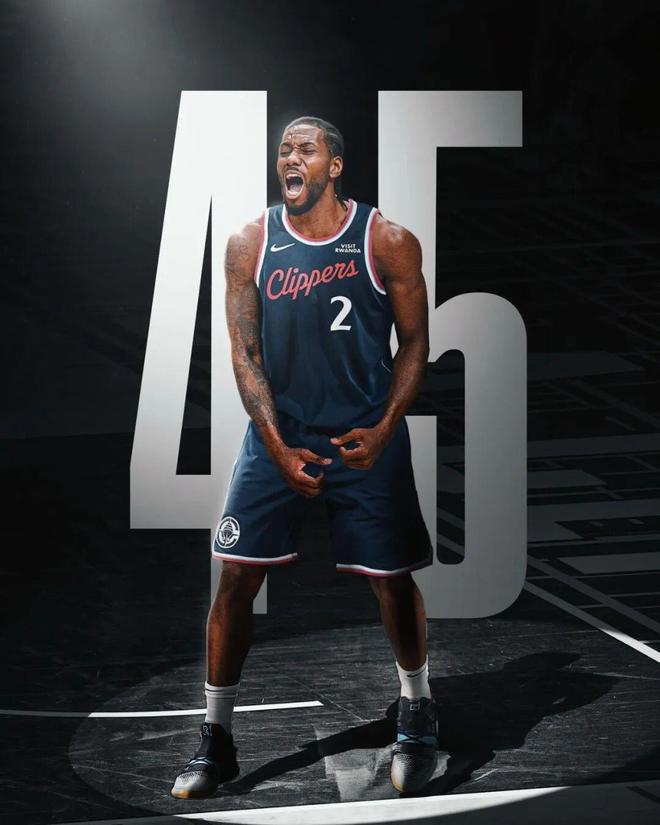 伦纳德45分创历史纪录 快船大胜森林狼